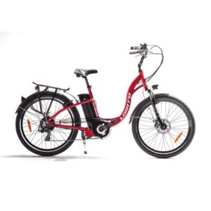 Bicicleta eléctrica Lobito Essens roja