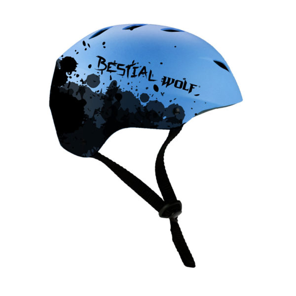 Casco Shell Bestial Wolf Azul