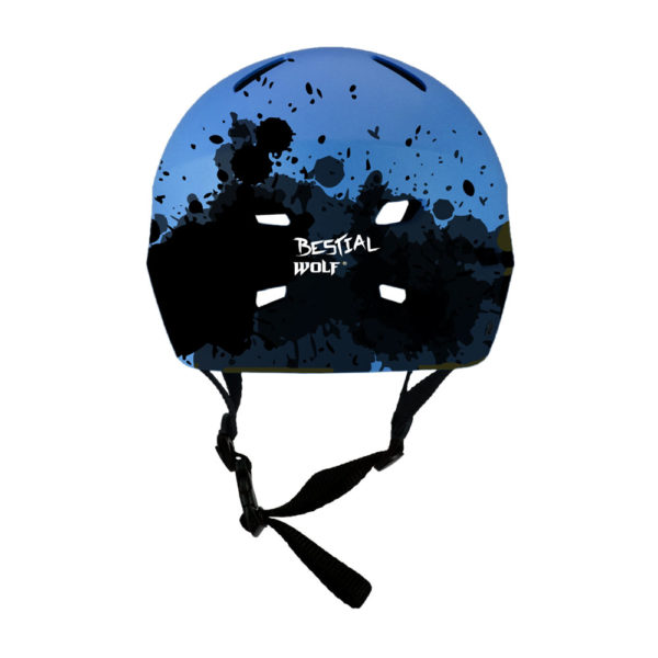 Casco Shell Bestial Wolf Azul - Imagen 4