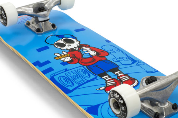 ENUFF SKATEBOARD SKULLY BLUE 7.25 - Imagen 4