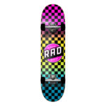 Monopatín rad skateboard modelo checkers color neon fade