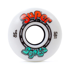 Ruedas monopatín Enuff Skateboards Super Softie Wheels White 58mm