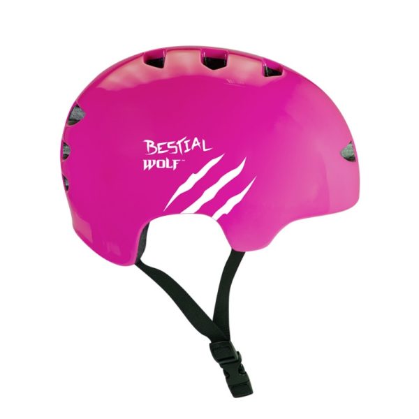 casco-bestial-wolf Skull Fucsia