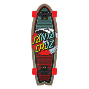 Classic Wave Splice Shark Santa Cruz Cruiser Skateboard