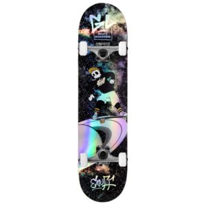ENUFF SKATEBOARD SKULLY HOLOGRAM 7.25 Black