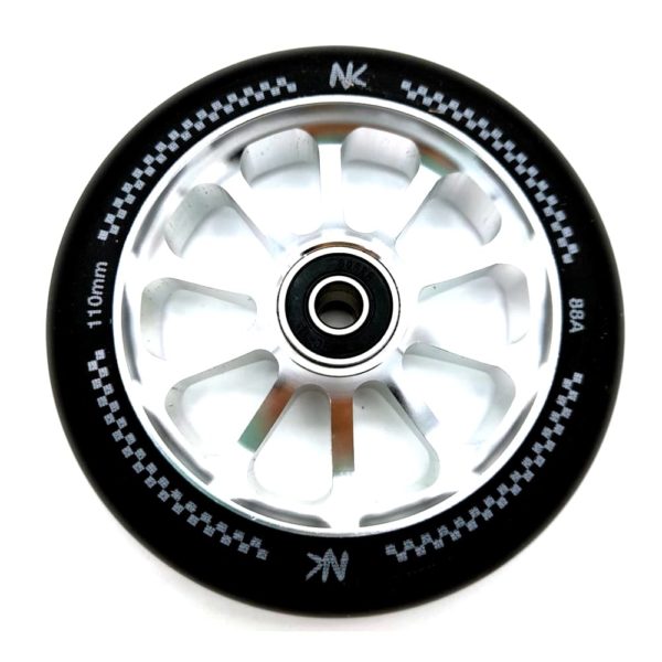 Ruedas Nokaic Scooter Racing Plata 110mm