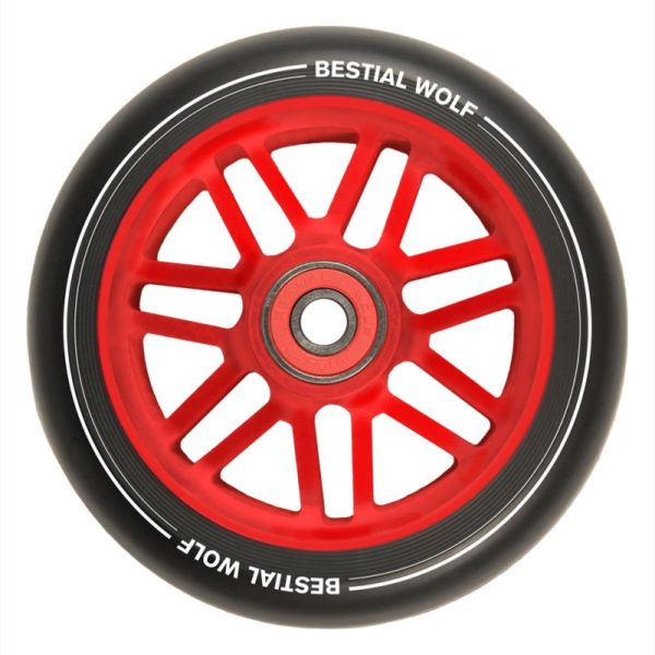 Rueda Bestial Wolf Shire Roja 110mm