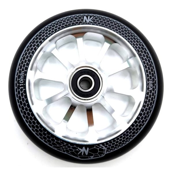 Ruedas Nokaic Scooter Snake Plata 110mm