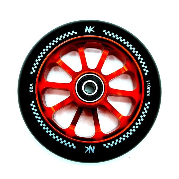 Ruedas Nokaic Scooter Racing Roja 110mm