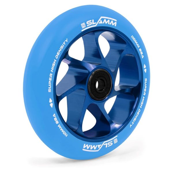 Slamm Scooters Team Colour PU 110mm Wheels Blue - Imagen 3