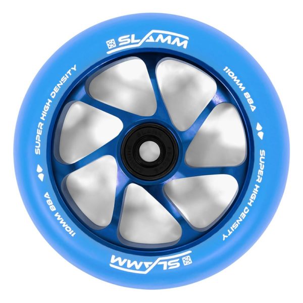 Slamm Scooters Team Colour PU 110mm Wheels Blue - Imagen 2