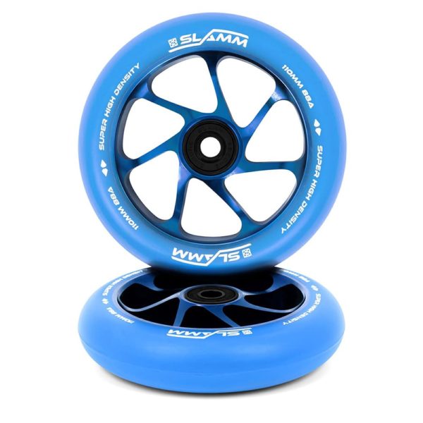 Slamm Scooters Team Colour PU 110mm Wheels Blue