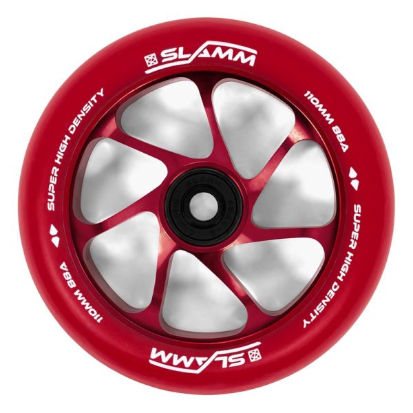 Slamm Scooters Team Colour PU 110mm Wheels Red - Imagen 2