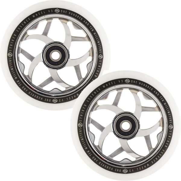 Striker Essence Wheels White PU - Chrome