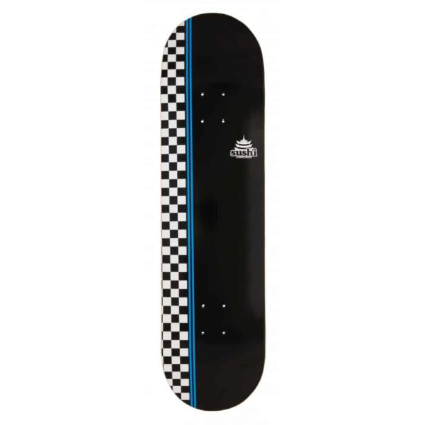 Tabla Skateboard Sushi Checker Black 8-25