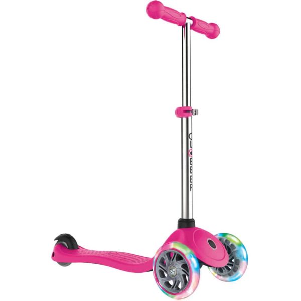 Globber Primo Lights Patinete 3 Ruedas Rosa