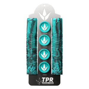 Empuñaduras Blunt V3 negro-teal