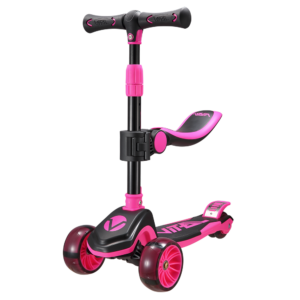 Vital Tyke Pink patinete de tres ruedas con luces