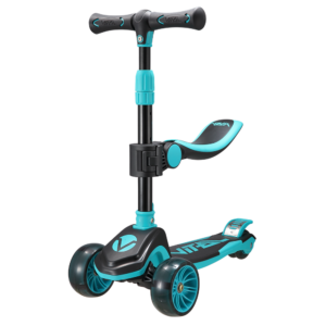 Vital Tyke Teal patinete tres ruedas con luces